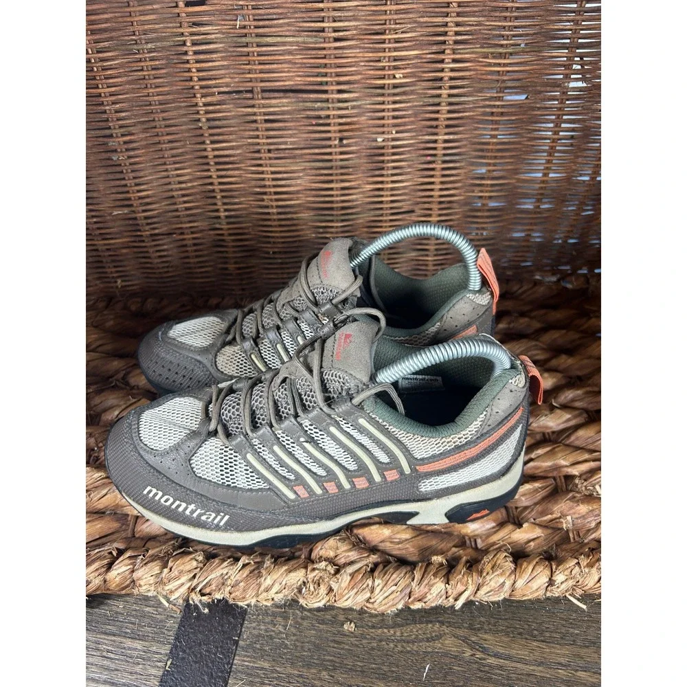 Montrail SPresso Women 9 Trail Running Shoes‎ Brown Olive Green GL2022-049